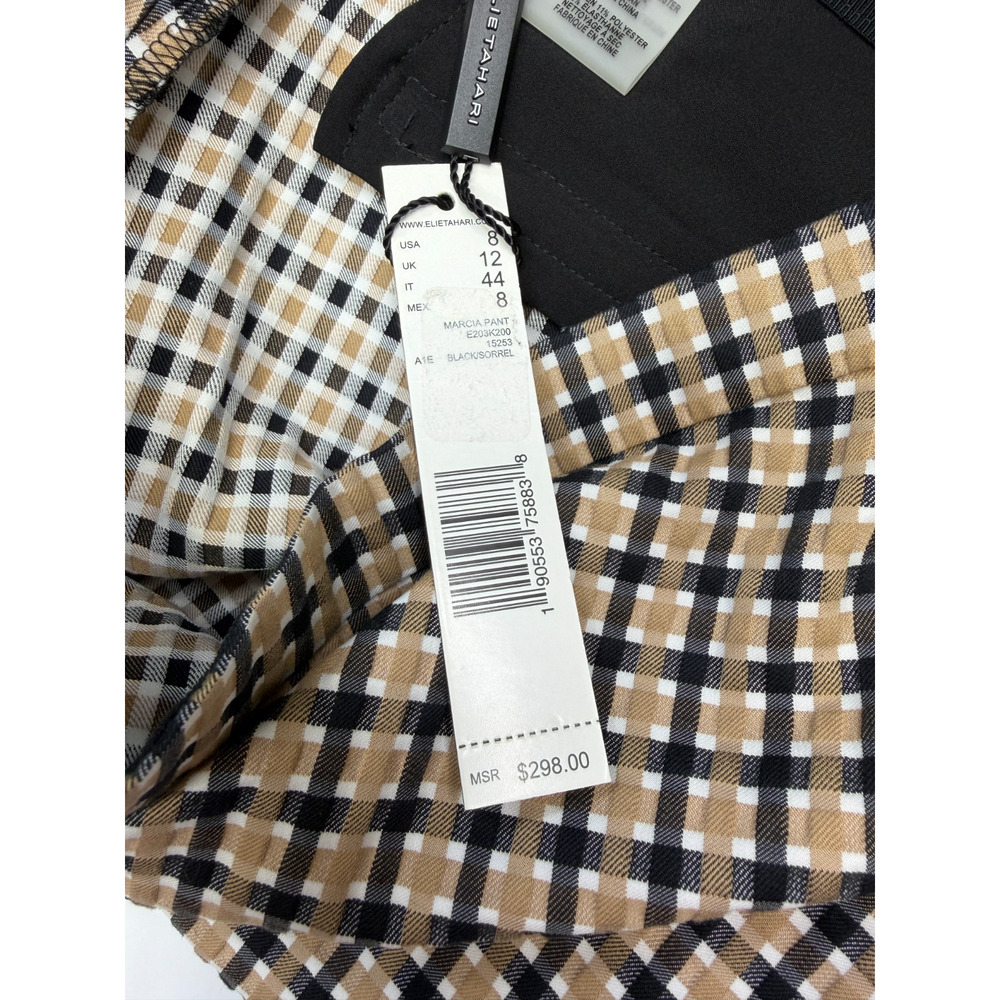 Elie Tahari Women's Plaid BREE Blazer & MARCIA Dress Pant Set Size 8 - Picture 7 of 8